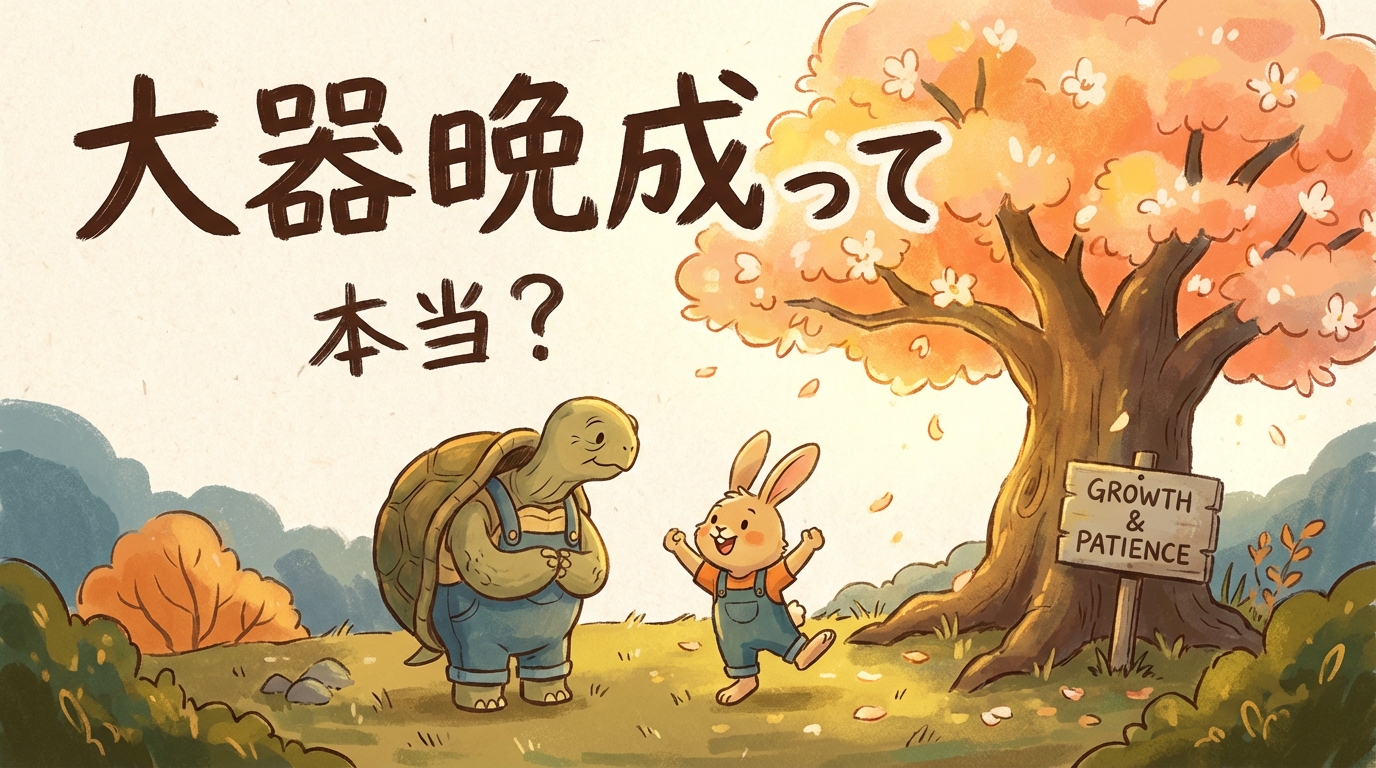 大器晩成って本当？