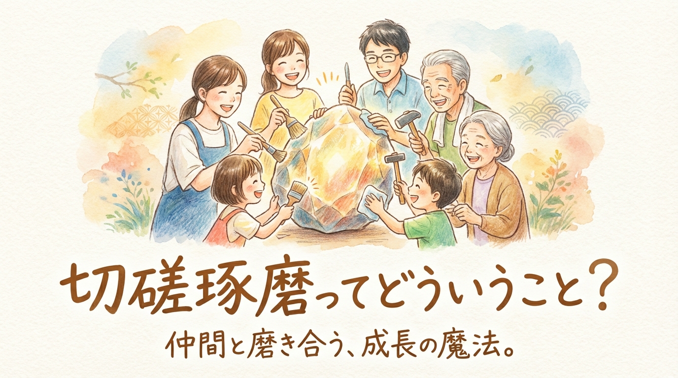 切磋琢磨ってどういうこと?