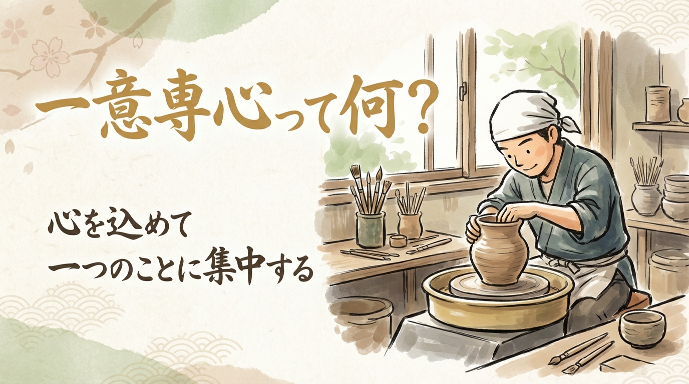 一意専心って何?
