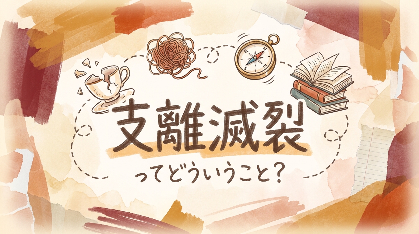 支離滅裂ってどういうこと？