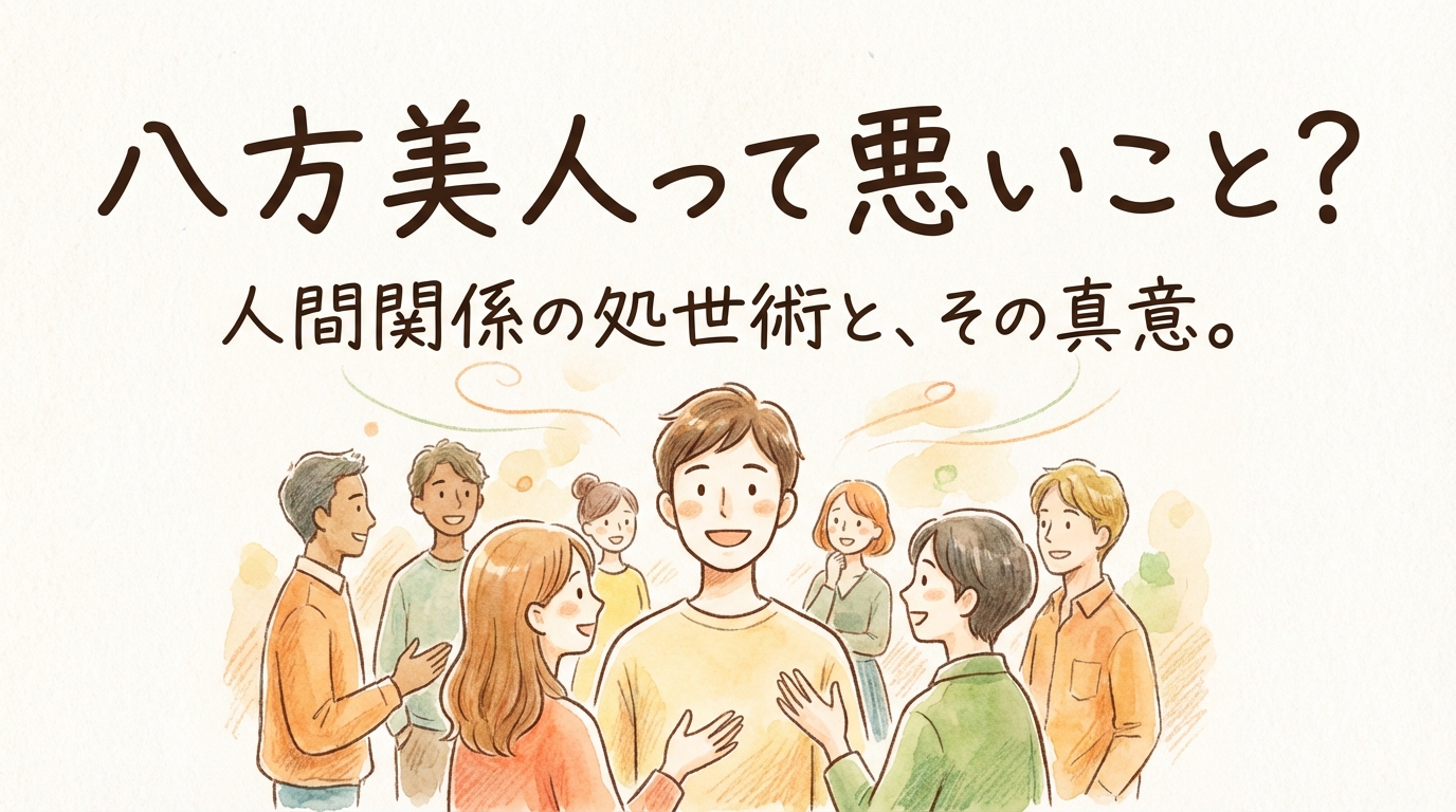 八方美人って悪いこと?