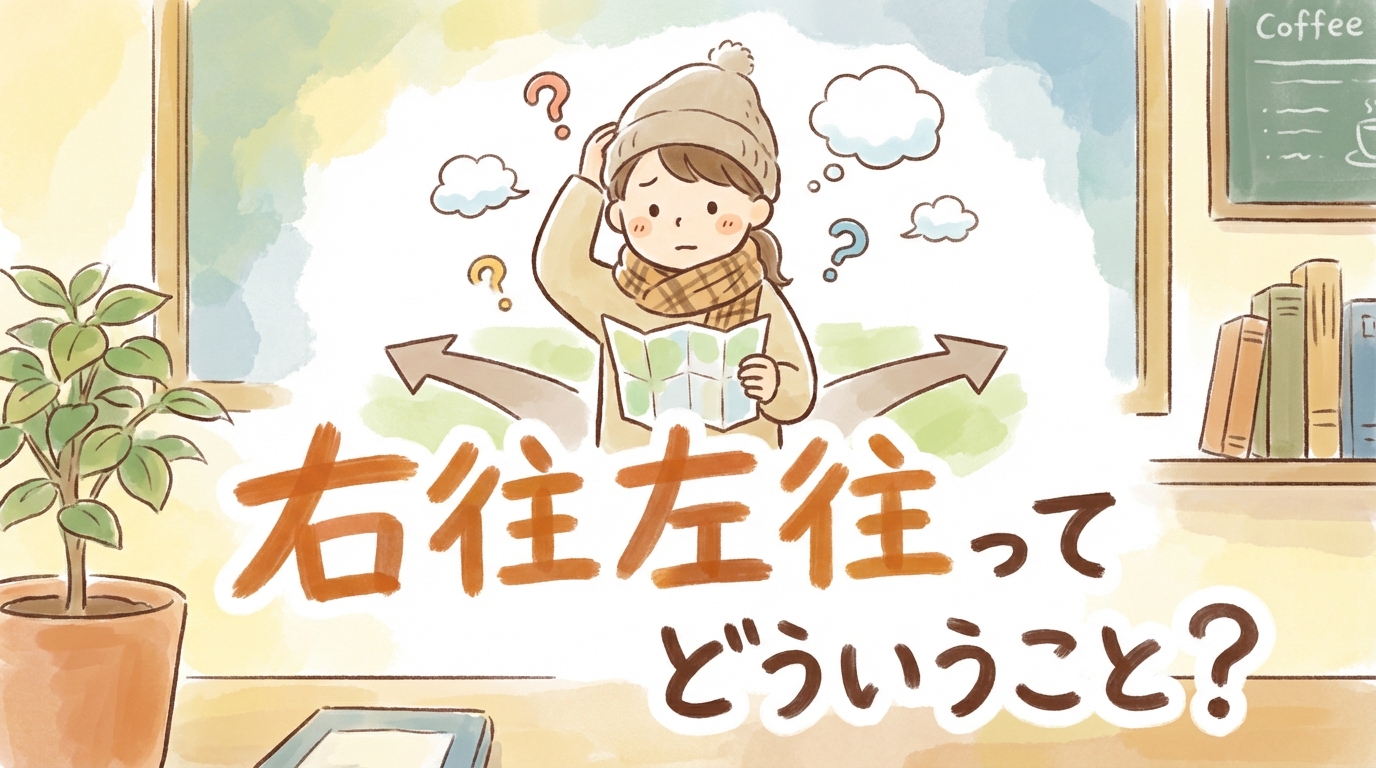 右往左往ってどういうこと?