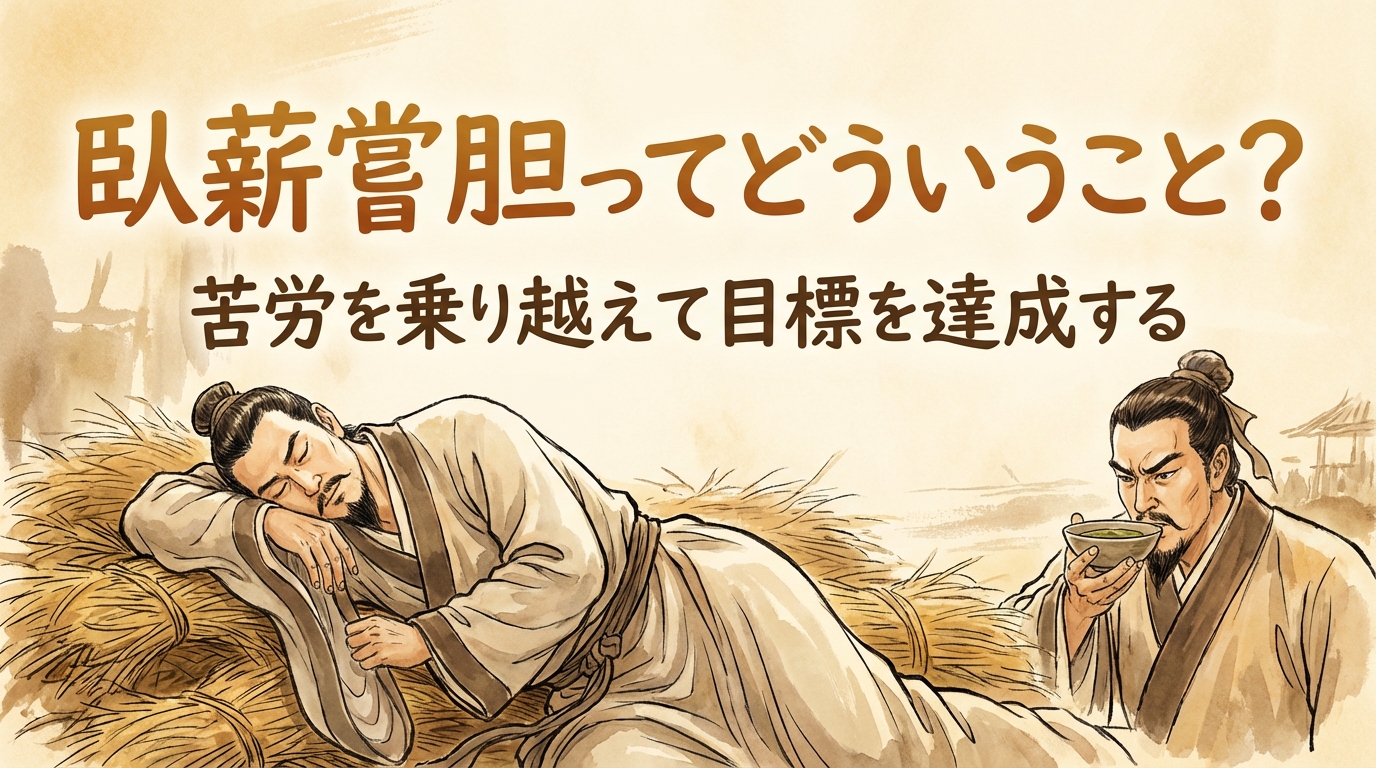 臥薪嘗胆ってどういうこと？