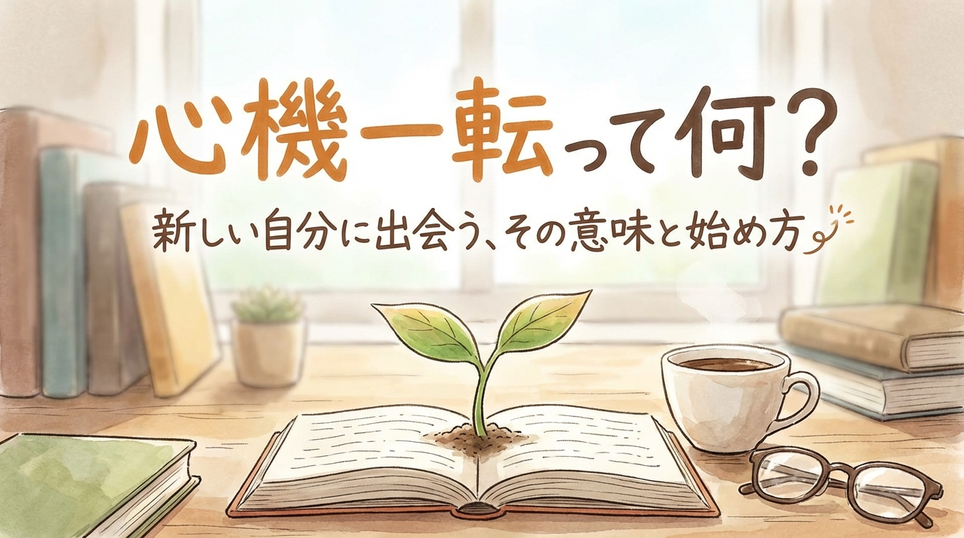 心機一転って何?