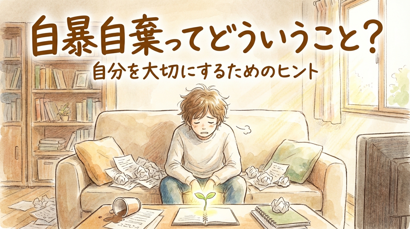 自暴自棄ってどういうこと？