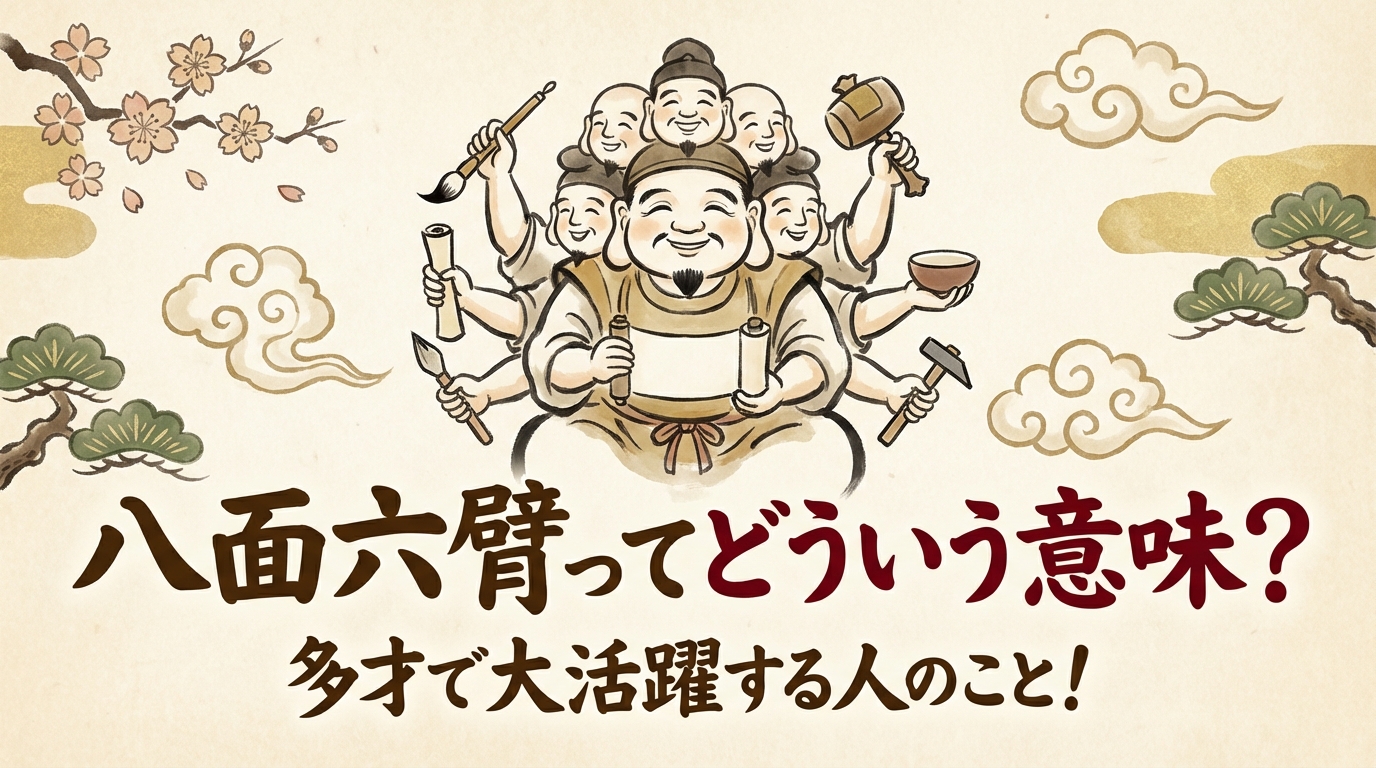 八面六臂ってどういう意味？