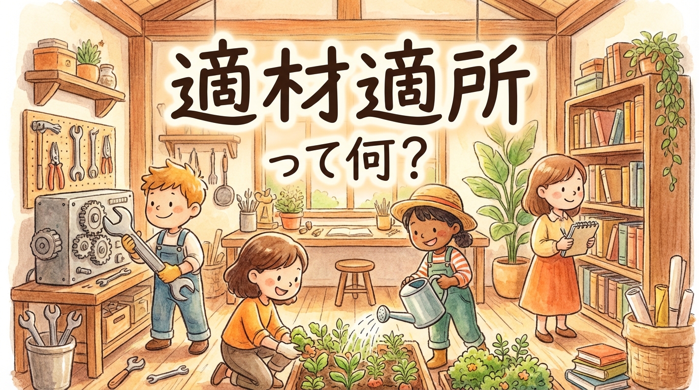 適材適所って何?