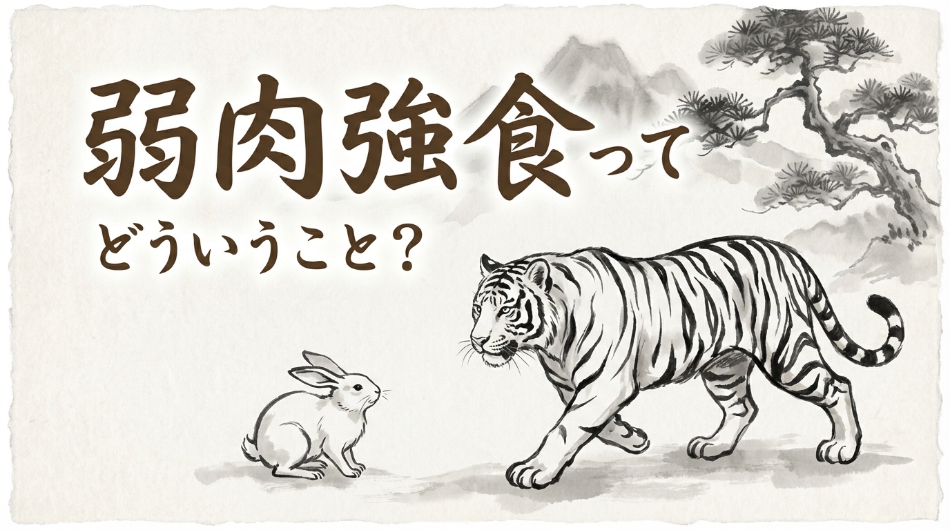 弱肉強食ってどういうこと?