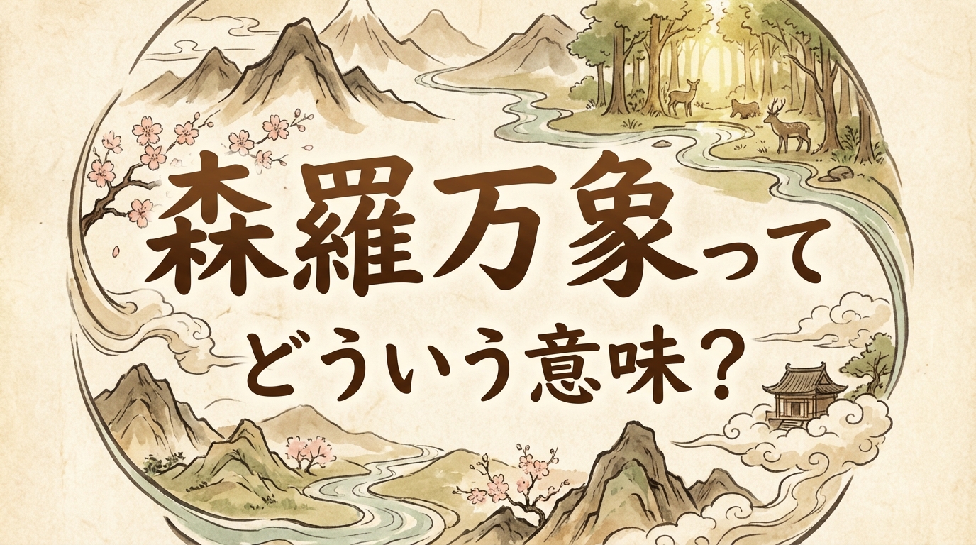 森羅万象ってどういう意味？