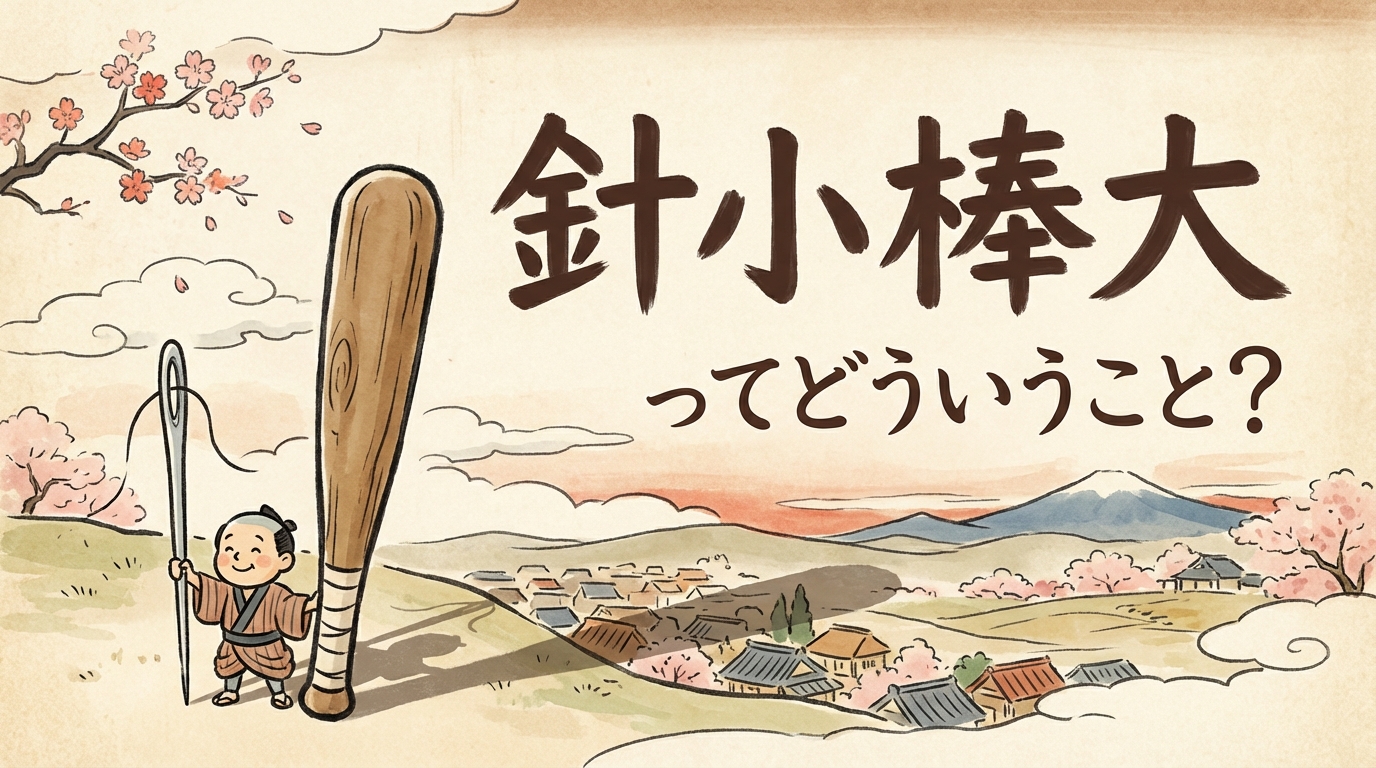 針小棒大ってどういうこと？