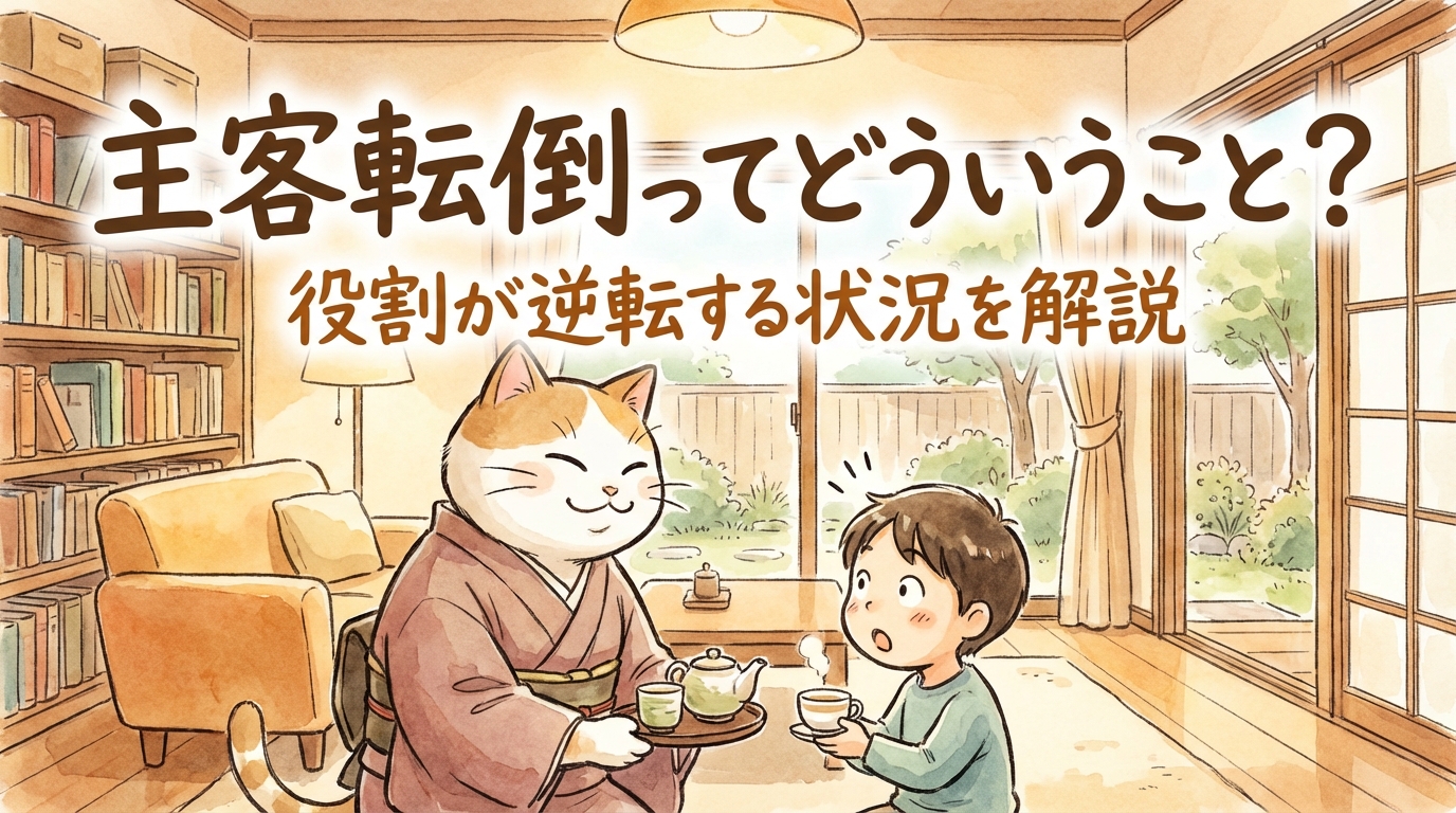主客転倒ってどういうこと？
