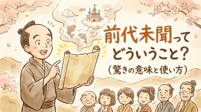 前代未聞ってどういうこと？