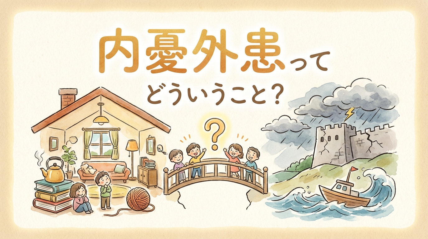 内憂外患ってどういうこと？