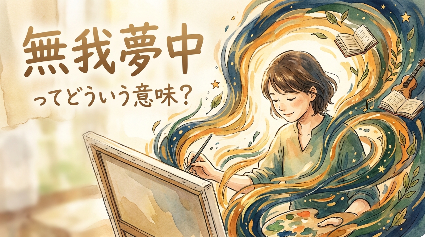 無我夢中ってどういう意味？