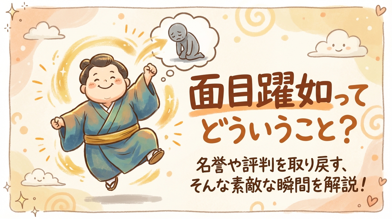 面目躍如ってどういうこと？