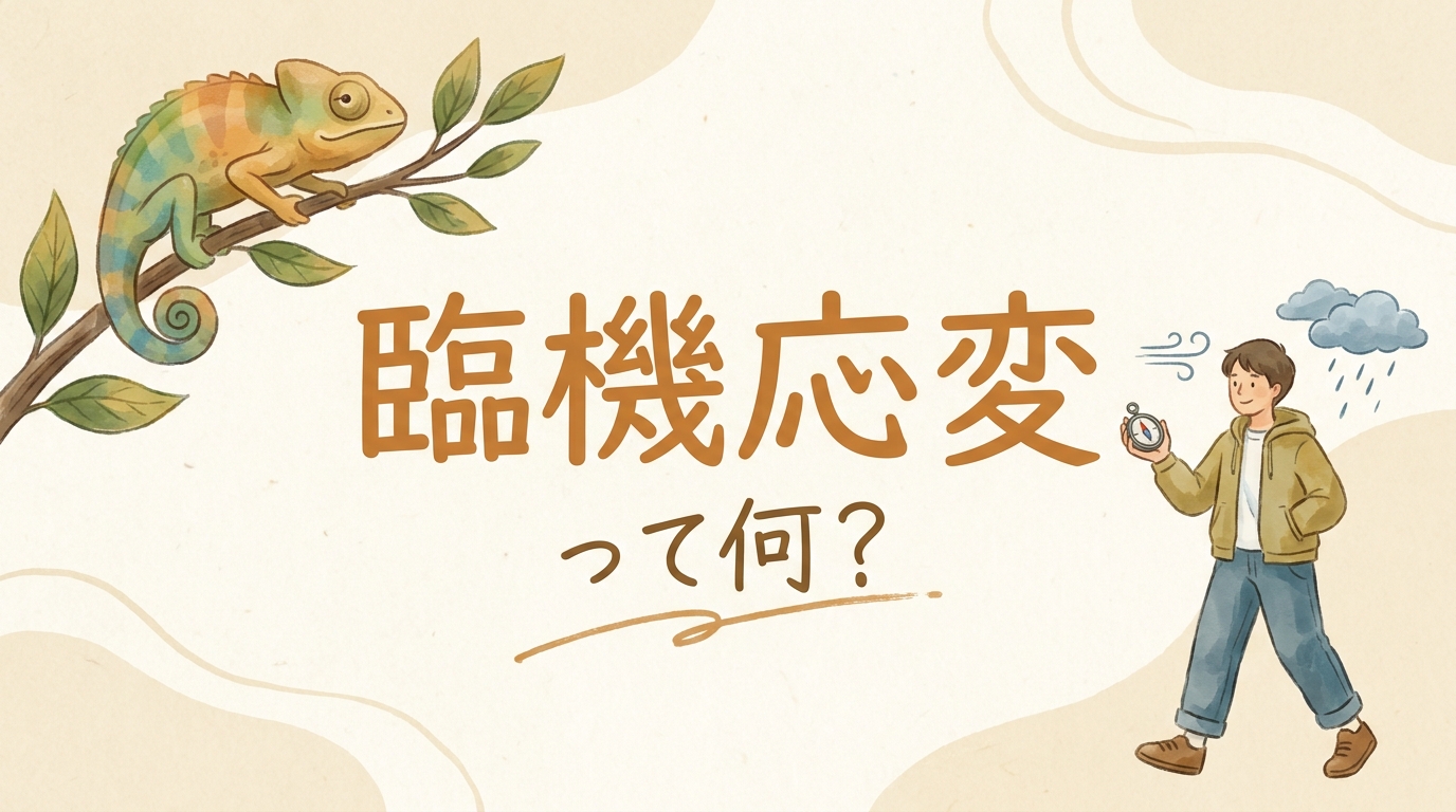 臨機応変って何？