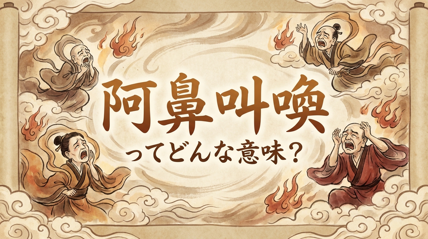 阿鼻叫喚ってどんな意味？