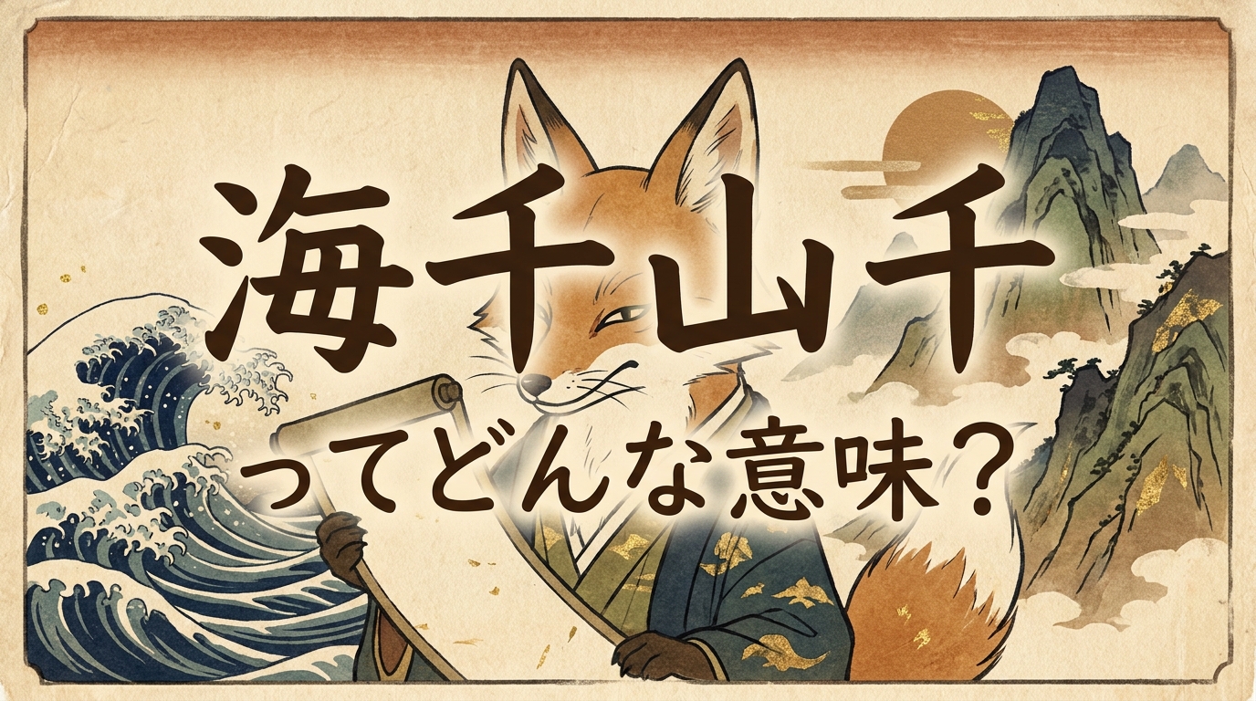 海千山千ってどんな意味？