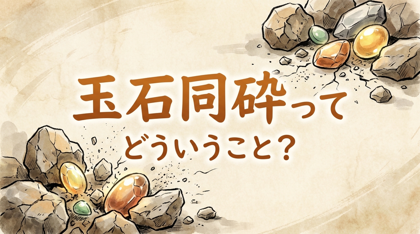 玉石同砕ってどういうこと？