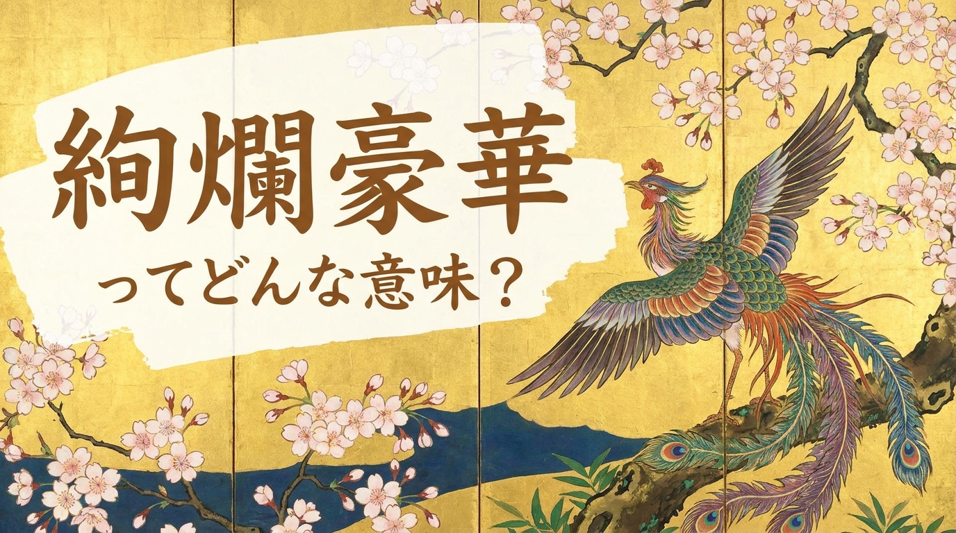 絢爛豪華ってどんな意味？