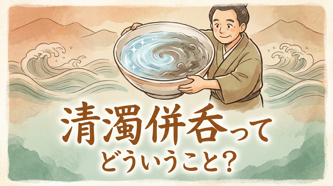 清濁併呑ってどういうこと？