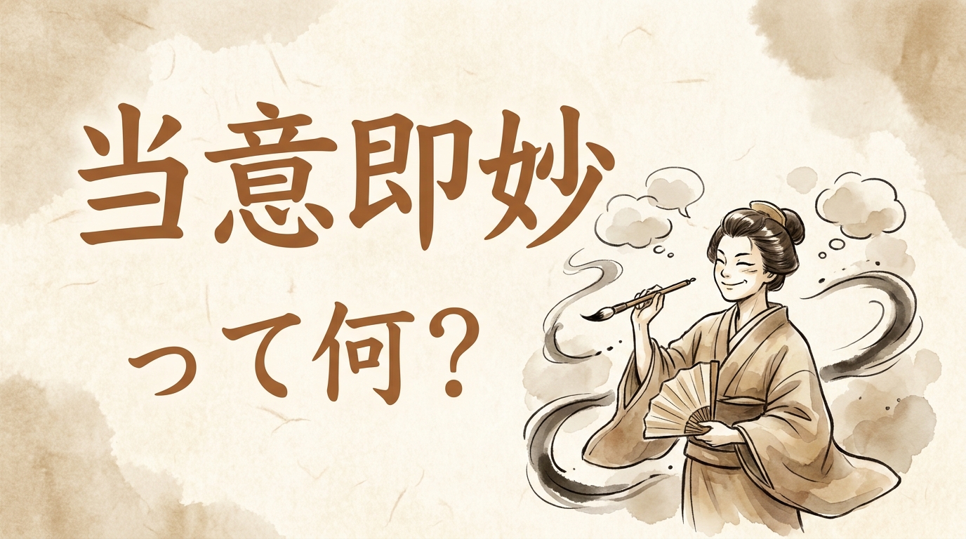 当意即妙って何？