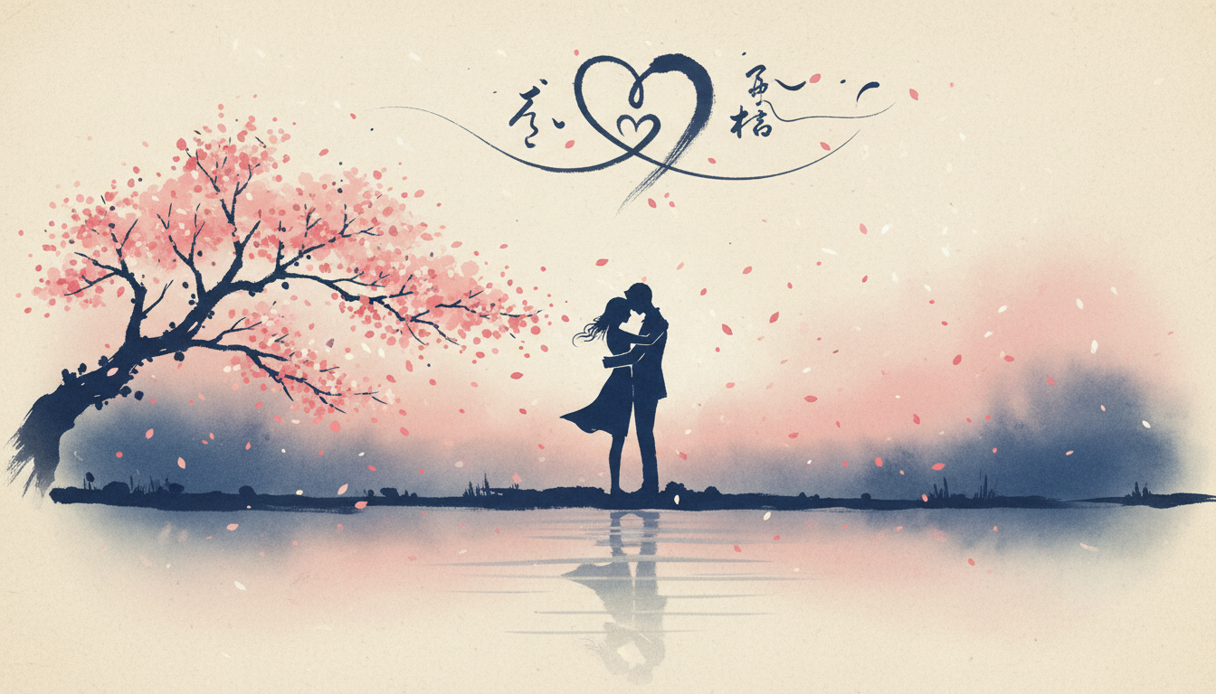 相思相愛は「互いに思い、互いに愛する」関係です