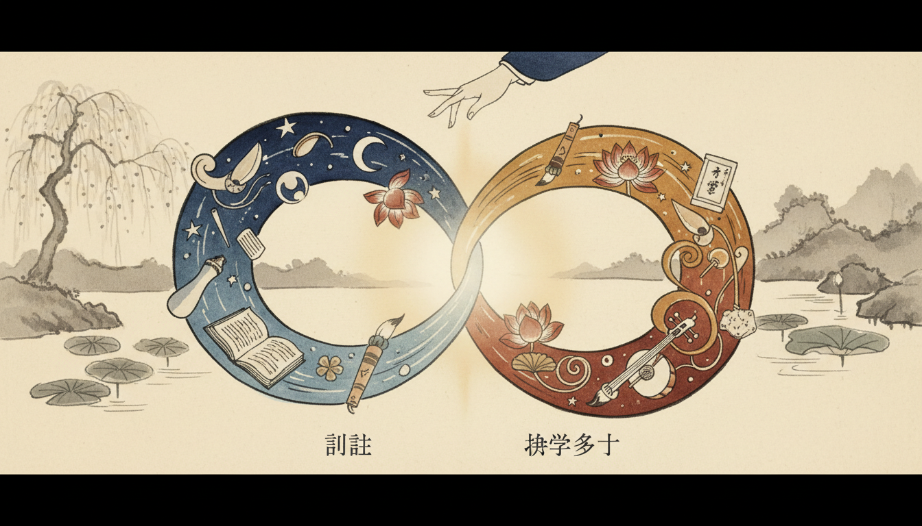 博学多才は「知識×才能」をあたたかく褒める言葉なんですね