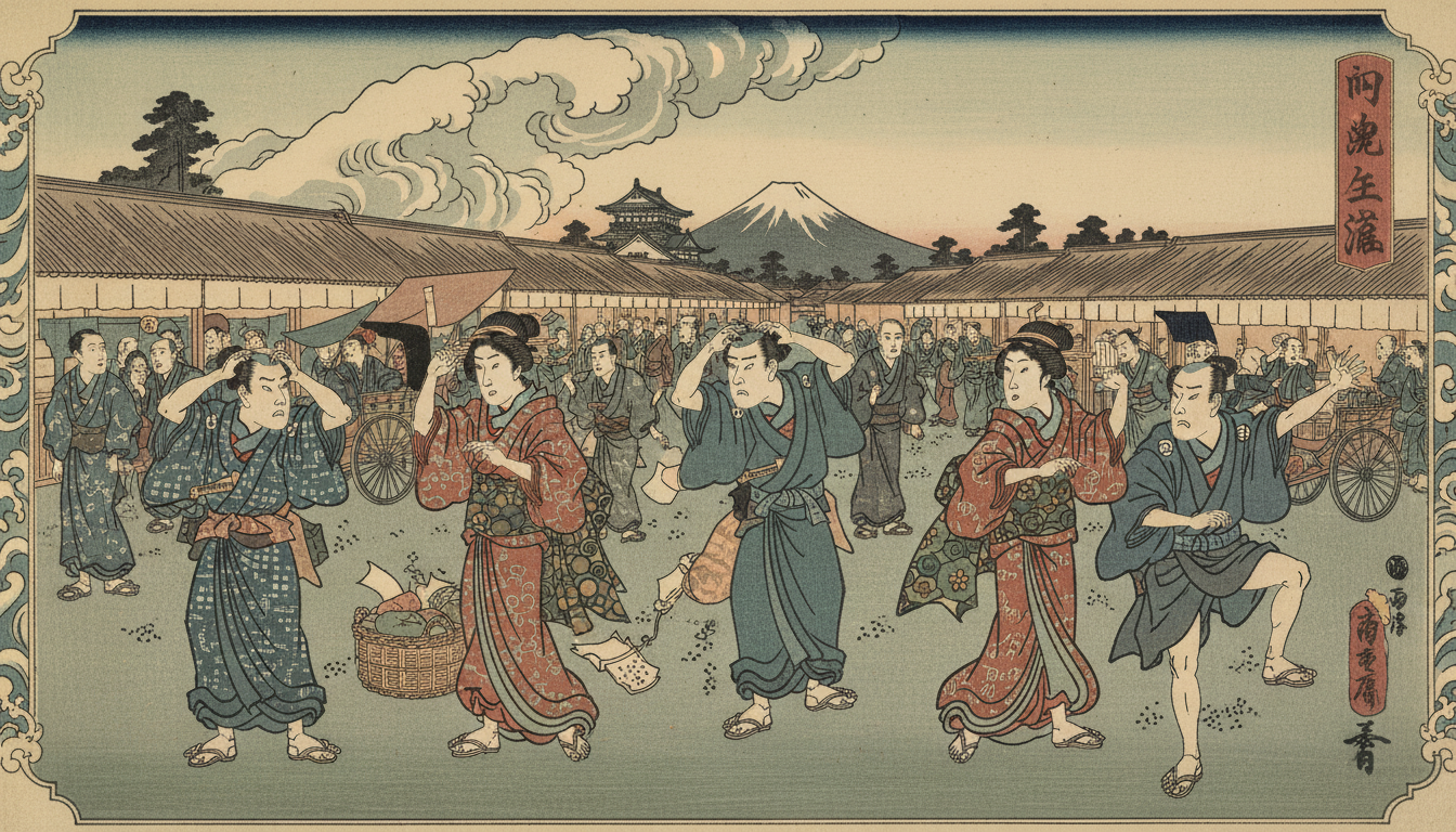 右往左往は「混乱して行ったり来たりする」状態なんですね