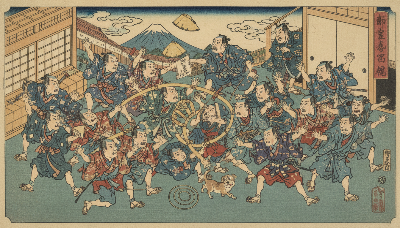 なぜ「右往左往」が混乱を表すのか