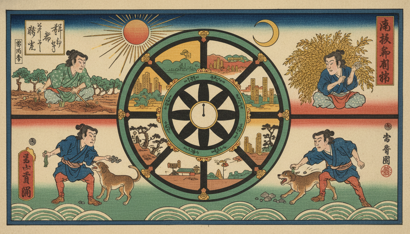 因果応報は「やったことが返る」という因果の見方なんですね