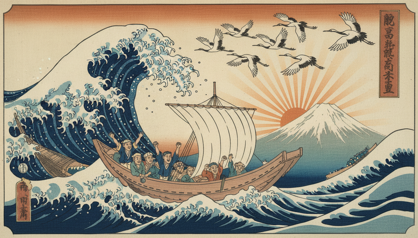 意気揚々がしっくりくる理由は「意気」と「揚々」の組み合わせにあります