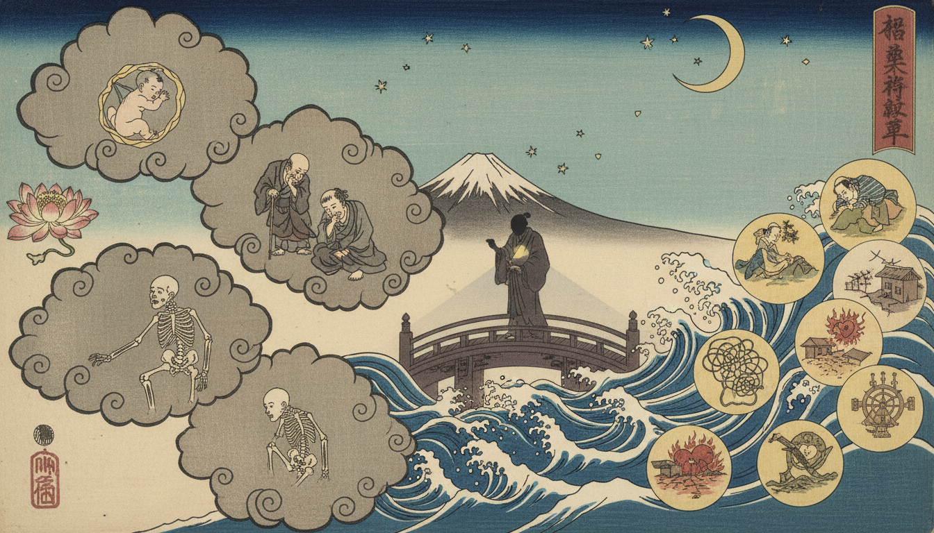 「四苦」と「八苦」を知ると、悩みの形が見えてくるんですね