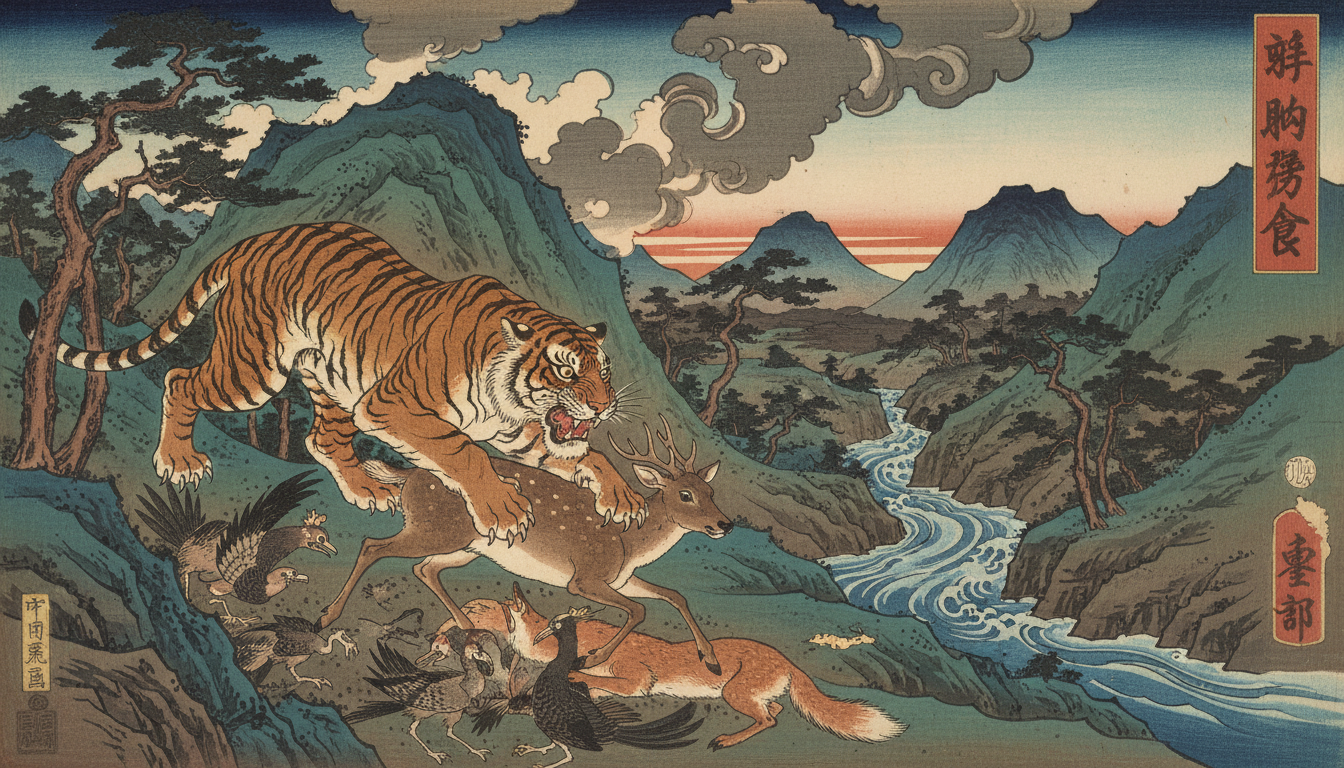 弱肉強食は「現実の厳しさ」を表す言葉なんですね