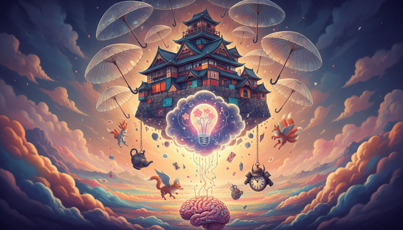 奇想天外は「常識の外から降ってくる発想」のことなんですね