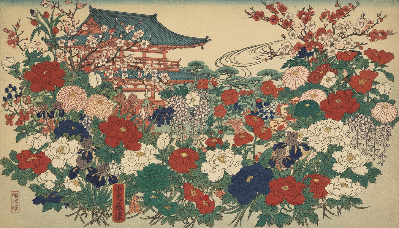 百花繚乱がしっくりくる理由は「字の意味」と「広がった使い方」にあります