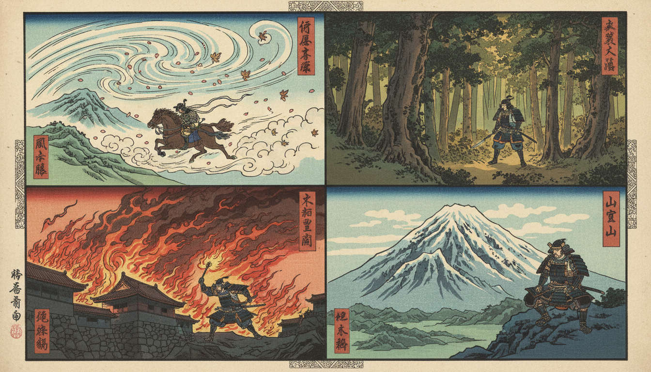 風林火山は「状況で動き方を変える」合言葉なんですね